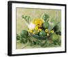 Still Life in Green-null-Framed Art Print