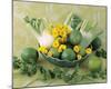 Still Life in Green-null-Mounted Art Print