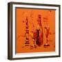 Still Life in Orange, 2005-Penny Warden-Framed Giclee Print