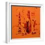 Still Life in Orange, 2005-Penny Warden-Framed Giclee Print