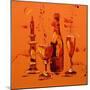 Still Life in Orange, 2005-Penny Warden-Mounted Giclee Print