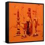 Still Life in Orange, 2005-Penny Warden-Framed Stretched Canvas