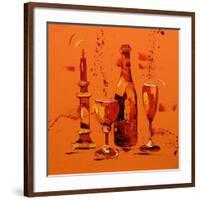 Still Life in Orange, 2005-Penny Warden-Framed Giclee Print