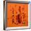 Still Life in Orange, 2005-Penny Warden-Framed Giclee Print