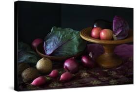 Still Life in Purple-Jacqueline Hammer-Stretched Canvas