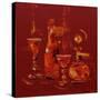 Still Life in Red, 2005-Penny Warden-Stretched Canvas