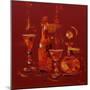 Still Life in Red, 2005-Penny Warden-Mounted Giclee Print