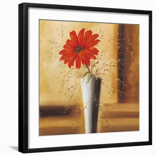 Still Life in Red I-Andretti-Framed Art Print