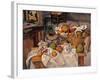 Still life in the Basket-Paul Cézanne-Framed Art Print