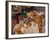 Still life in the Basket-Paul Cézanne-Framed Art Print