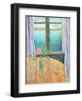 Still Life in Window with Camellia, 2012-Ruth Addinall-Framed Giclee Print