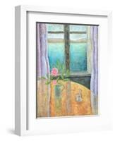 Still Life in Window with Camellia, 2012-Ruth Addinall-Framed Giclee Print