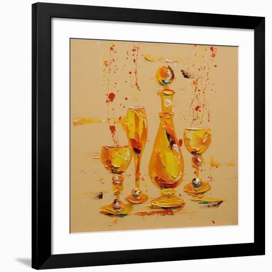 Still Life in Yellow, 2005-Penny Warden-Framed Giclee Print