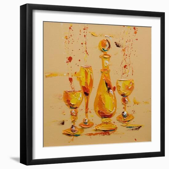 Still Life in Yellow, 2005-Penny Warden-Framed Giclee Print