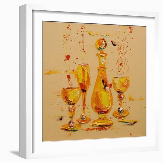 Still Life in Yellow, 2005-Penny Warden-Framed Giclee Print