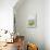 Still Life, Ivy Blossoms, Bowls, Green, White-Andrea Haase-Stretched Canvas displayed on a wall