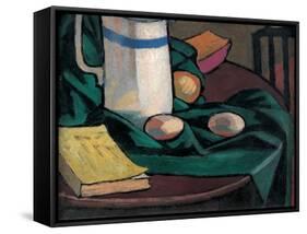Still Life: Jug and Eggs, 1911-Roger Eliot Fry-Framed Stretched Canvas