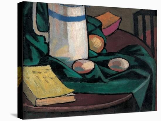 Still Life: Jug and Eggs, 1911-Roger Eliot Fry-Stretched Canvas