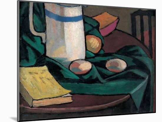 Still Life: Jug and Eggs, 1911-Roger Eliot Fry-Mounted Giclee Print