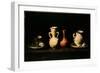 Still Life Jugs, Pots. Painting by Francisco De Zurbaran (1598-1664) 1633 Dim. 46X84 Cm Madrid, Pra-Francisco de Zurbaran-Framed Giclee Print