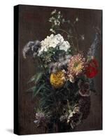 Still Life: Mixed Flowers-Ignace Henri Jean Fantin-Latour-Stretched Canvas