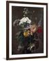 Still Life: Mixed Flowers-Ignace Henri Jean Fantin-Latour-Framed Giclee Print