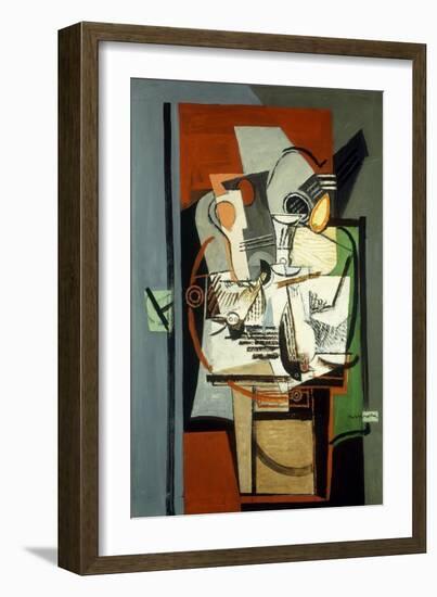 Still Life; Nature Morte, C.1930-Louis Marcoussis-Framed Giclee Print