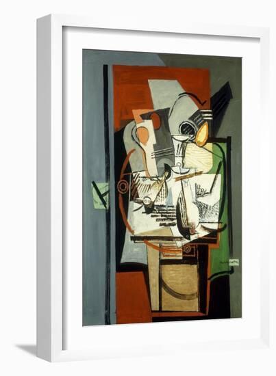 Still Life; Nature Morte, C.1930-Louis Marcoussis-Framed Giclee Print