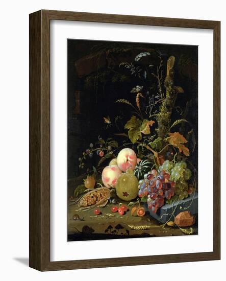 Still Life of a Forest Floor-Abraham Mignon-Framed Giclee Print