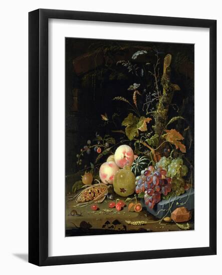 Still Life of a Forest Floor-Abraham Mignon-Framed Giclee Print