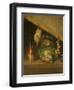 Still Life of a Hanging Bird, a Jar and a Cabbage-Benjamin Blake-Framed Giclee Print