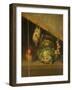 Still Life of a Hanging Bird, a Jar and a Cabbage-Benjamin Blake-Framed Giclee Print