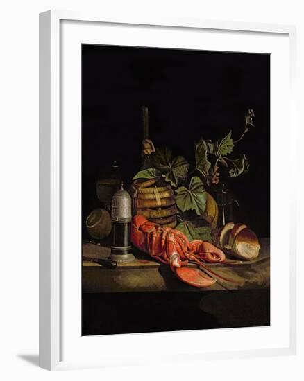 Still Life of a Lobster-Jakob Bogdani Or Bogdany-Framed Giclee Print