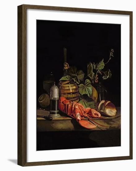 Still Life of a Lobster-Jakob Bogdani Or Bogdany-Framed Giclee Print