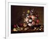 Still Life of a Vase of Flowers with Shells-Balthasar van der Ast-Framed Giclee Print