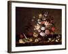 Still Life of a Vase of Flowers with Shells-Balthasar van der Ast-Framed Giclee Print