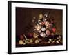 Still Life of a Vase of Flowers with Shells-Balthasar van der Ast-Framed Giclee Print