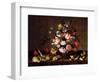 Still Life of a Vase of Flowers with Shells-Balthasar van der Ast-Framed Giclee Print