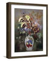 Still Life of a Vase of Flowers-Odilon Redon-Framed Giclee Print