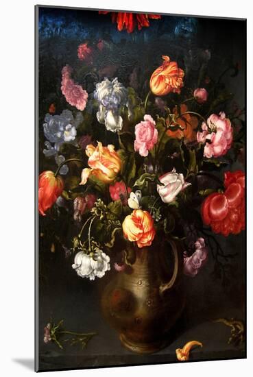 Still Life of a Vase with Flowers-Jacob Gossamer-Mounted Art Print