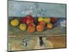 Still Life of Apples and Biscuits, 1880-82-Paul Cézanne-Mounted Giclee Print