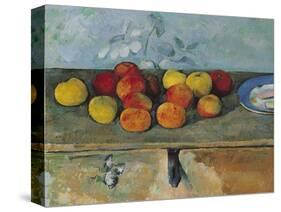 Still Life of Apples and Biscuits, 1880-82-Paul Cézanne-Stretched Canvas