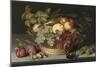 Still Life of Apples, Grapes and Nuts-Johannes Bosschaert-Mounted Giclee Print