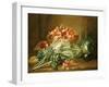 Still Life of Artichokes, Cabbages and Peaches-Jean Jacques Spoede-Framed Giclee Print