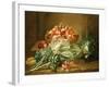 Still Life of Artichokes, Cabbages and Peaches-Jean Jacques Spoede-Framed Giclee Print