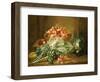 Still Life of Artichokes, Cabbages and Peaches-Jean Jacques Spoede-Framed Premium Giclee Print