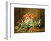 Still Life of Artichokes, Cabbages and Peaches-Jean Jacques Spoede-Framed Premium Giclee Print