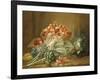 Still Life of Artichokes, Cabbages and Peaches-Jean Jacques Spoede-Framed Giclee Print