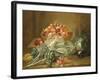 Still Life of Artichokes, Cabbages and Peaches-Jean Jacques Spoede-Framed Giclee Print