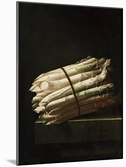 Still Life of Asparagus, 1699-Adrian Coorte-Mounted Giclee Print